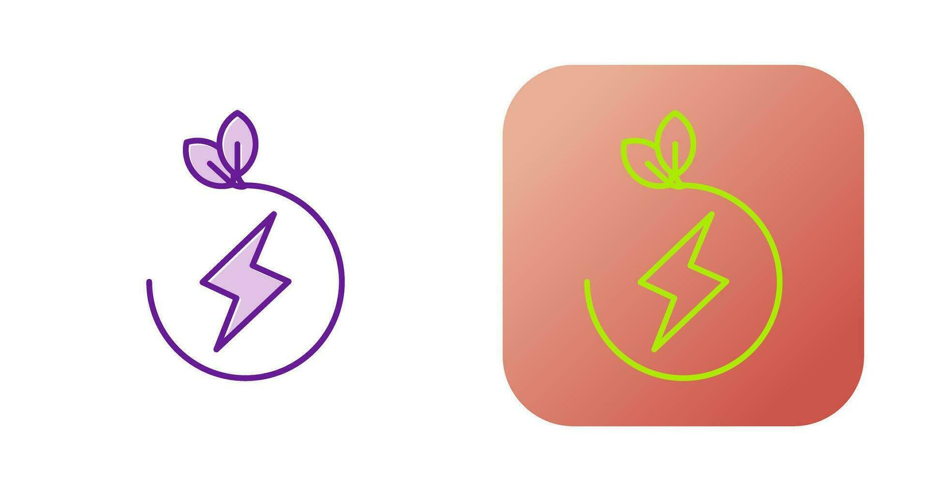 Eco Energy Vector Icon