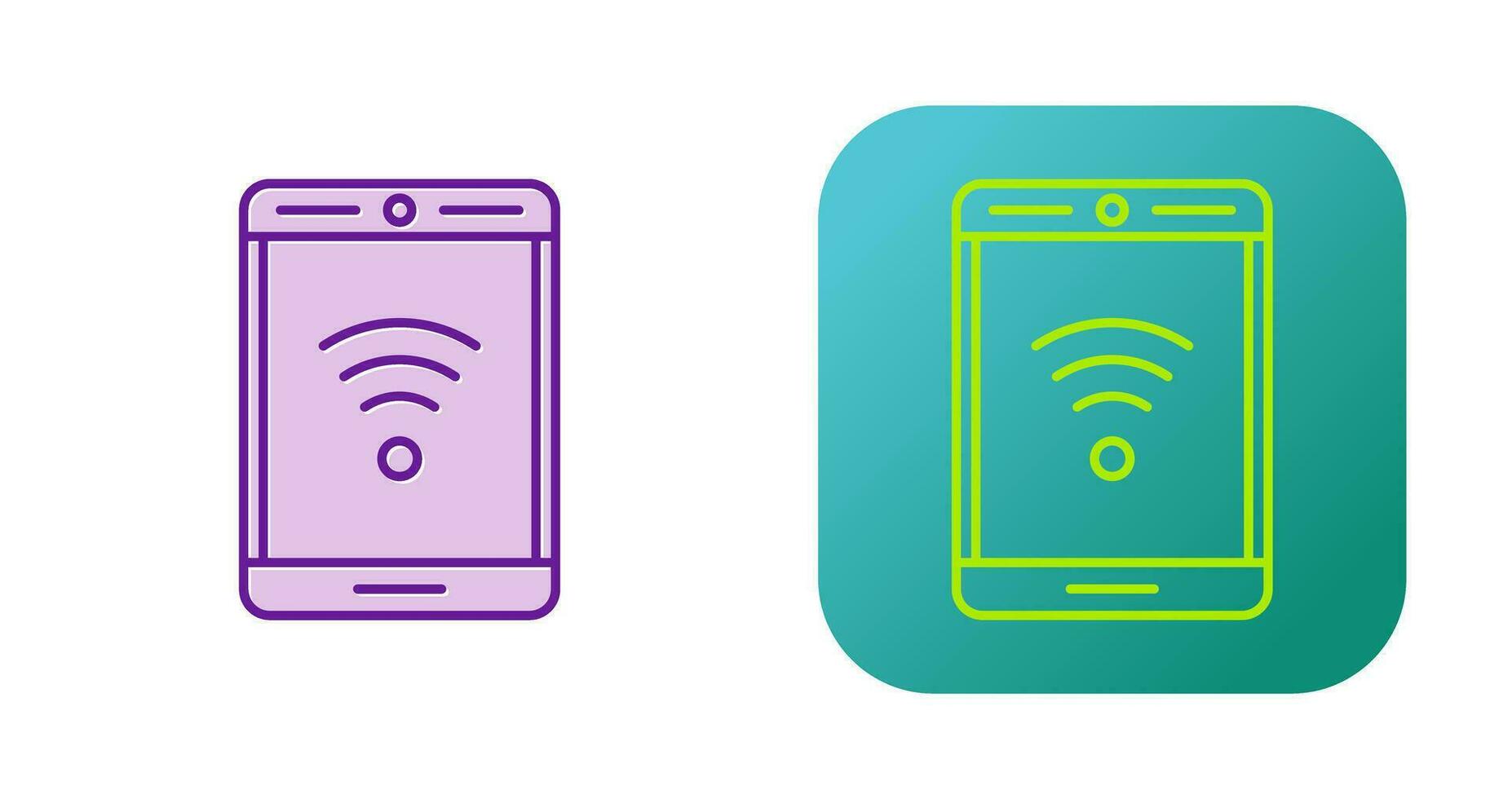 Phone With Signal Vector Icon