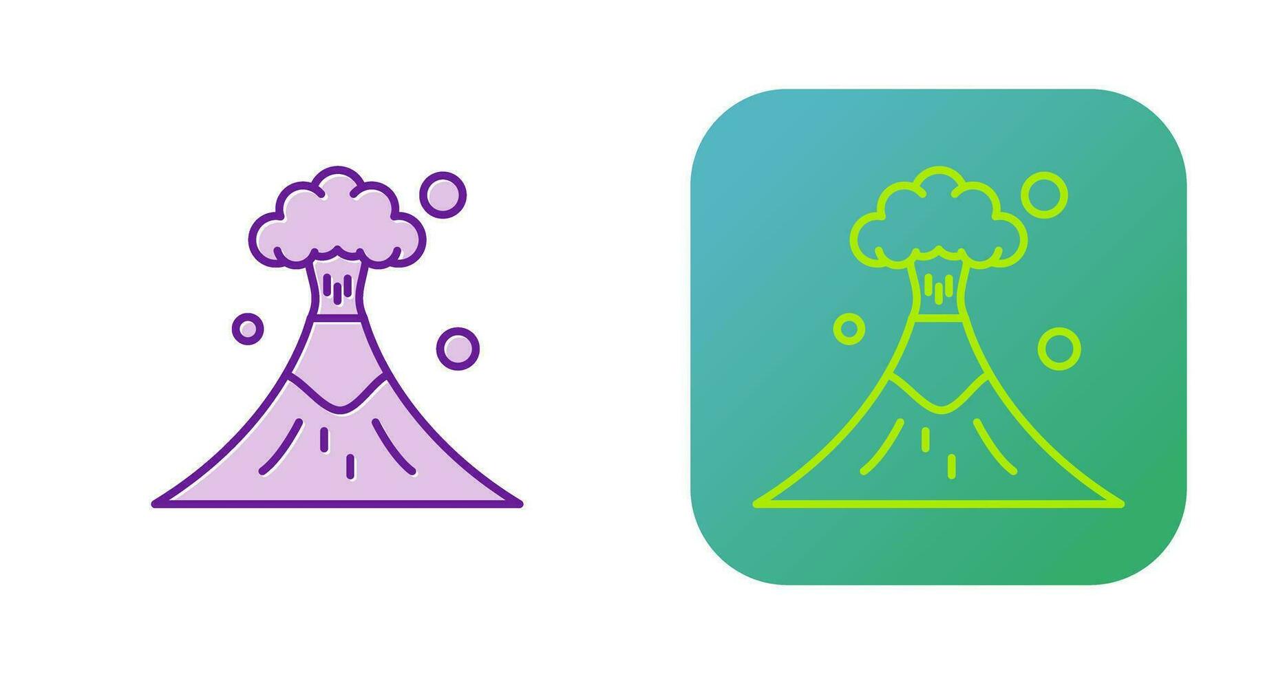 Volcano Vector Icon