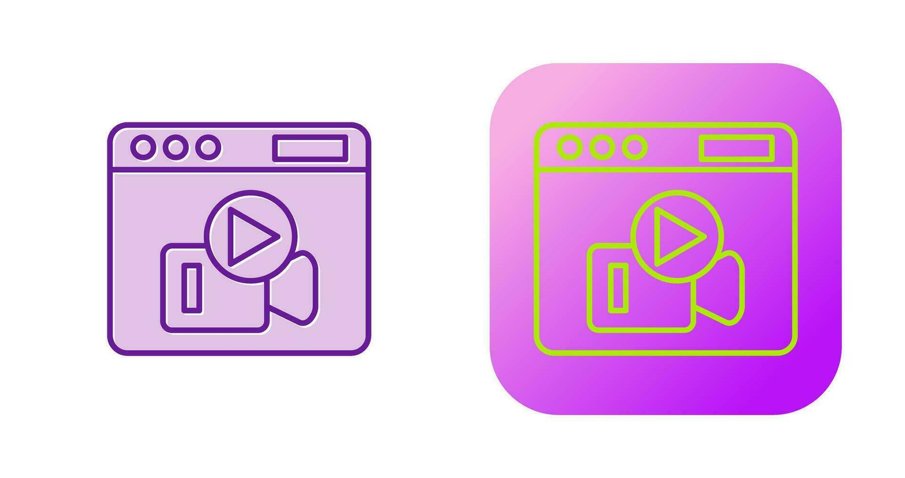 Vlog Vector Icon