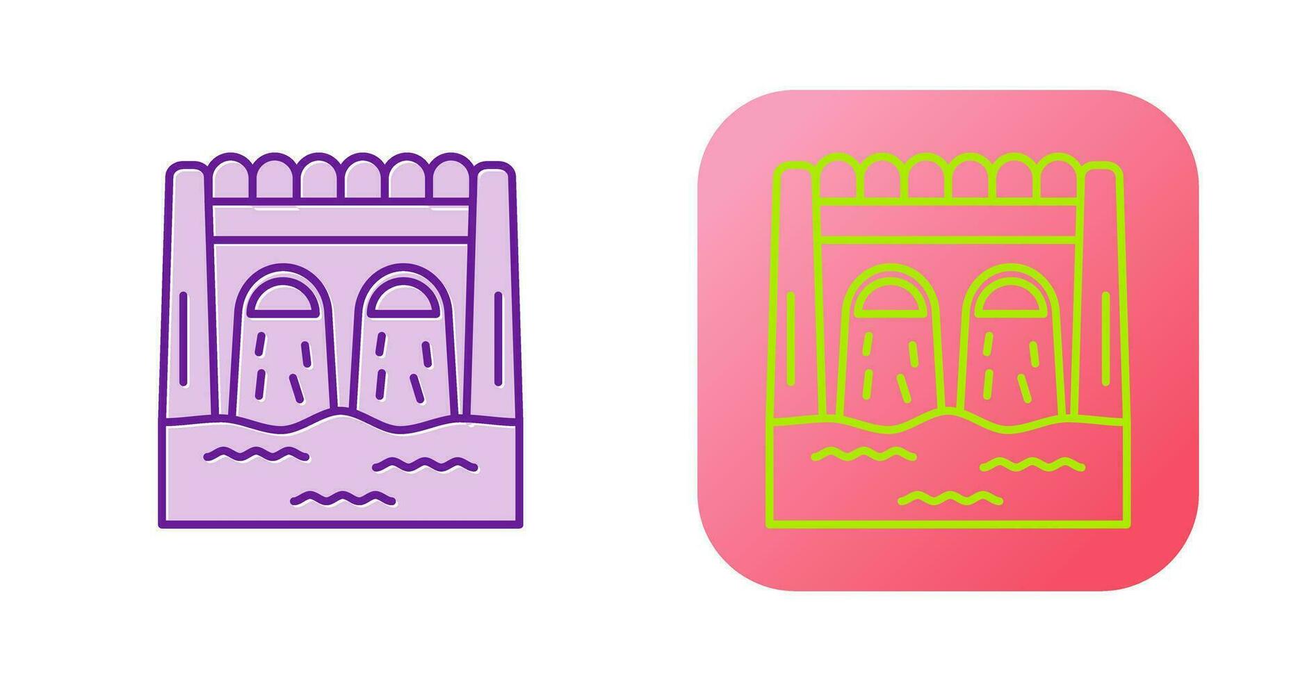 Dam Vector Icon