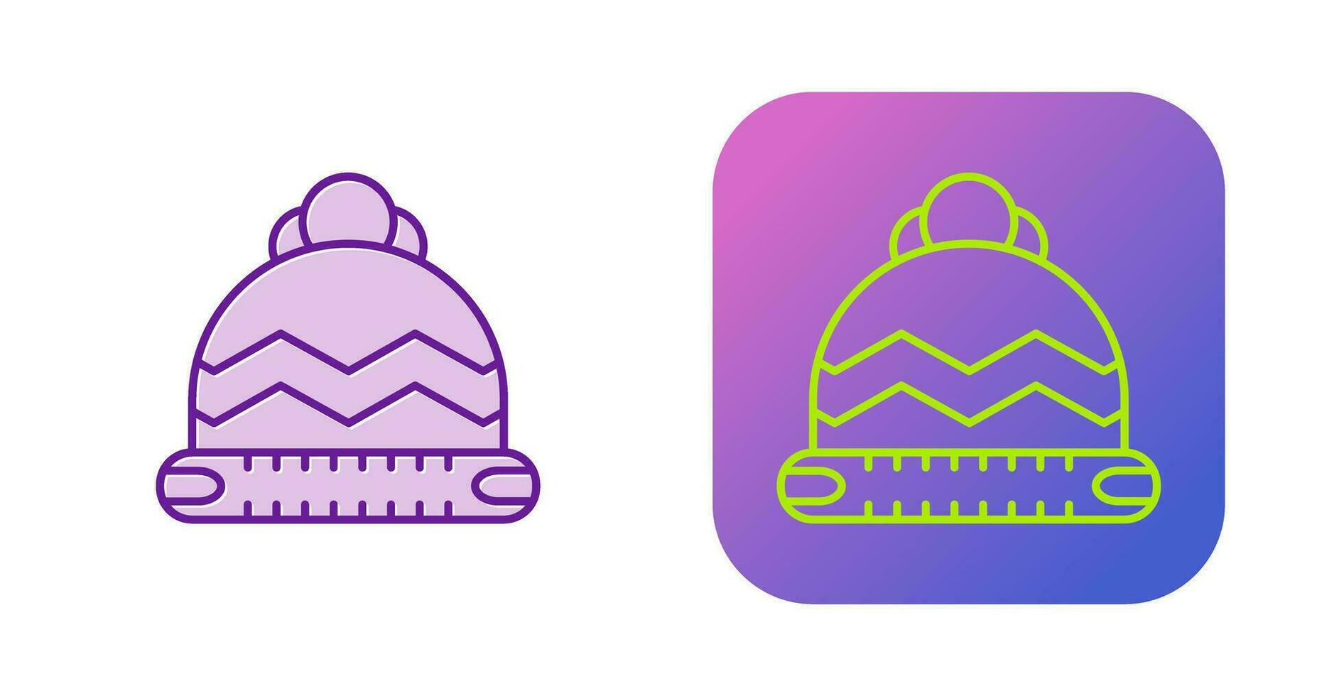 Wool Hat Vector Icon