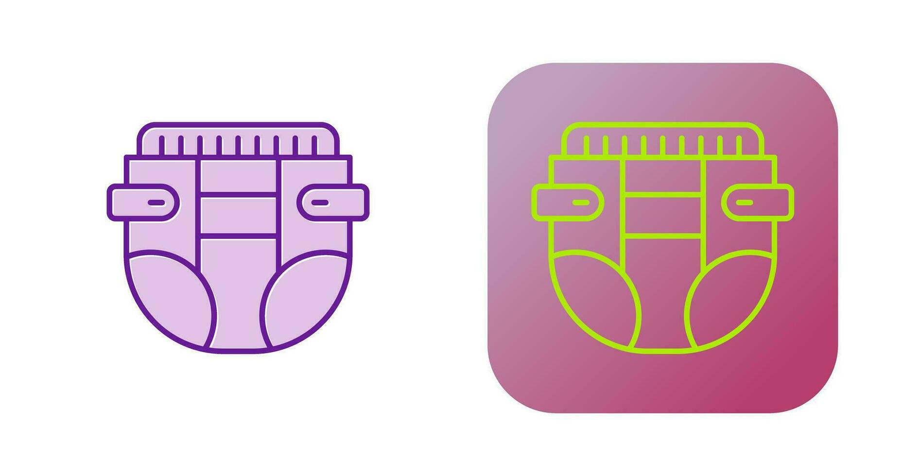 Diaper Vector Icon