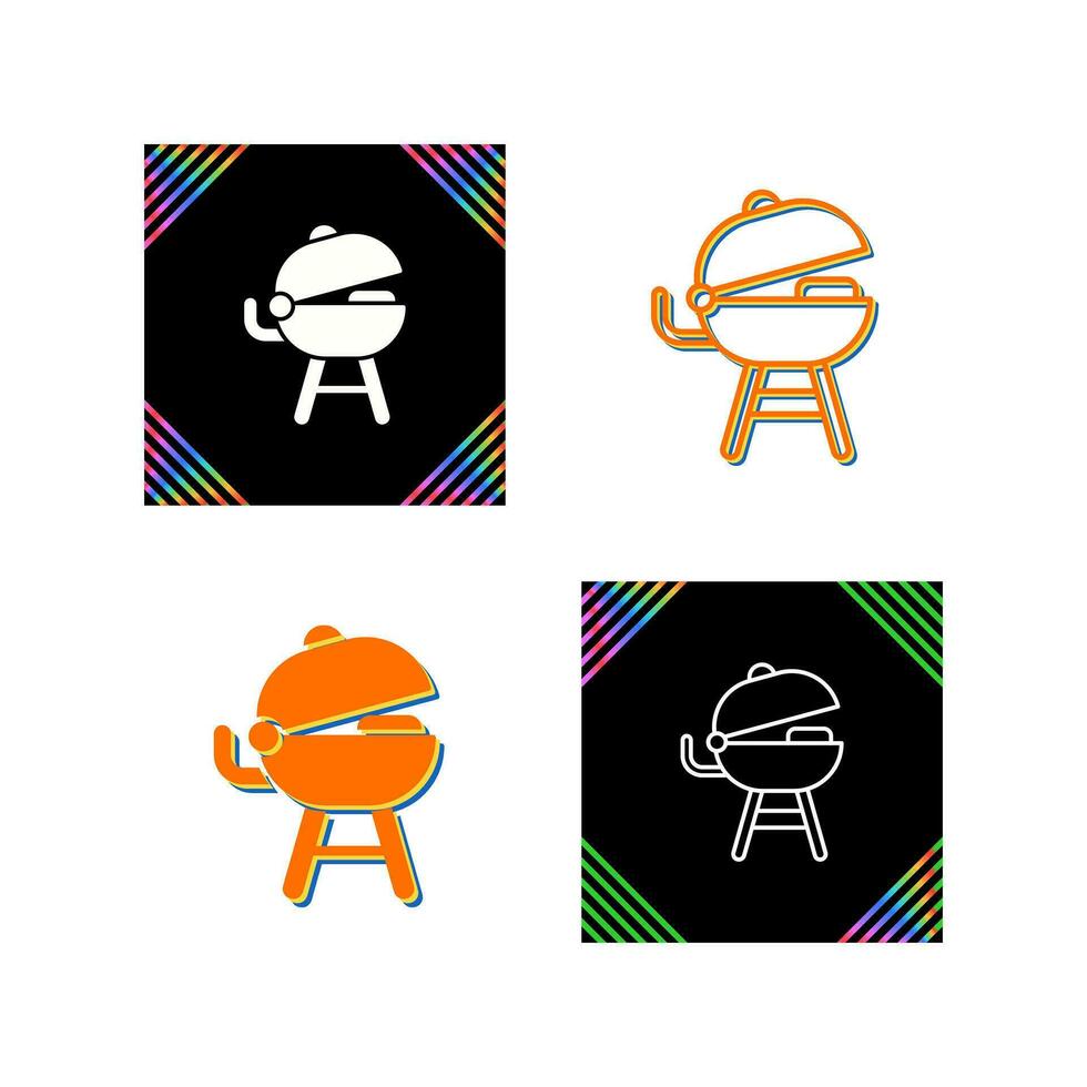 Grilled Vector Icon