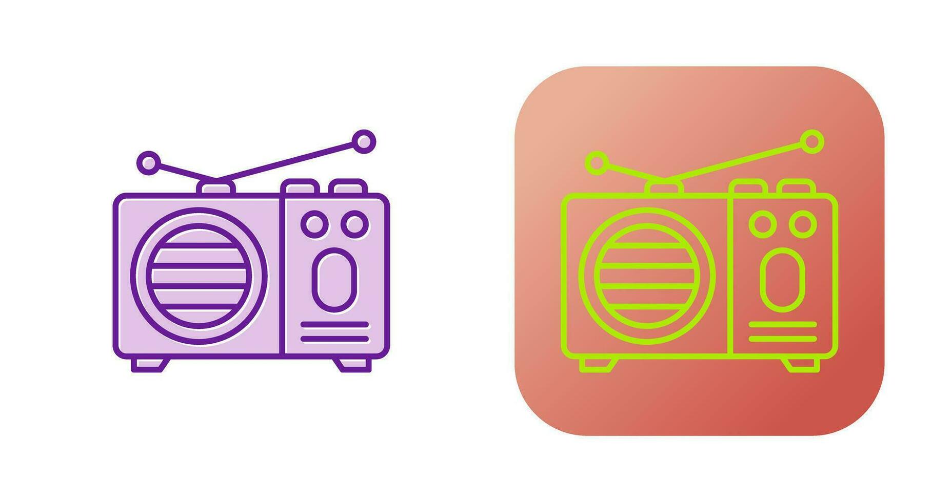 Radio Vector Icon