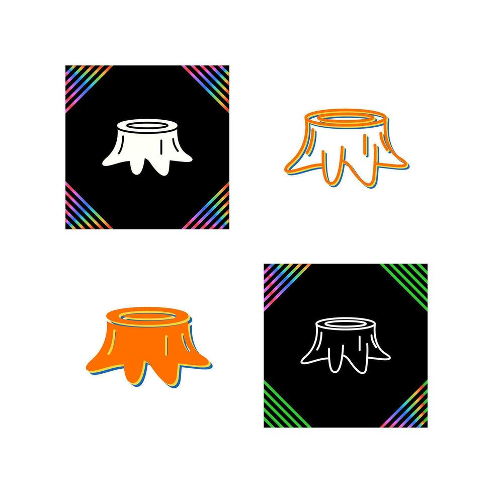 Stump Vector Icon