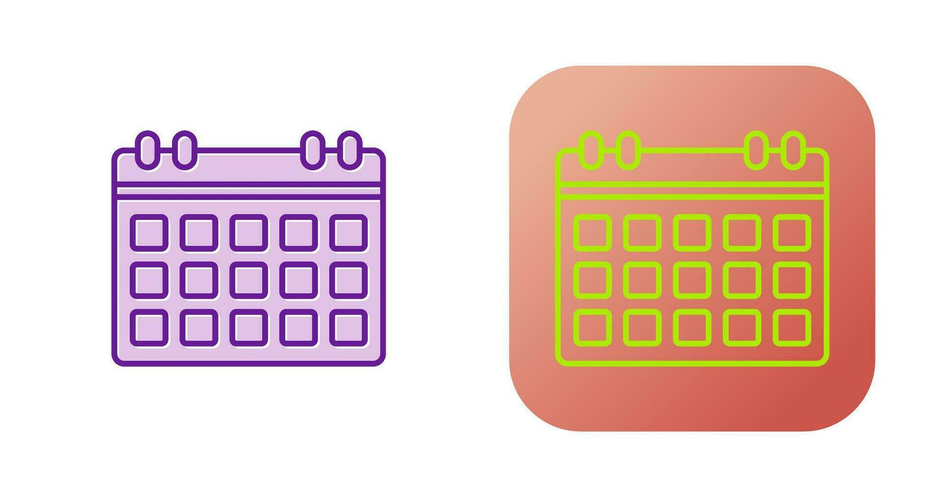 icono de vector de calendario