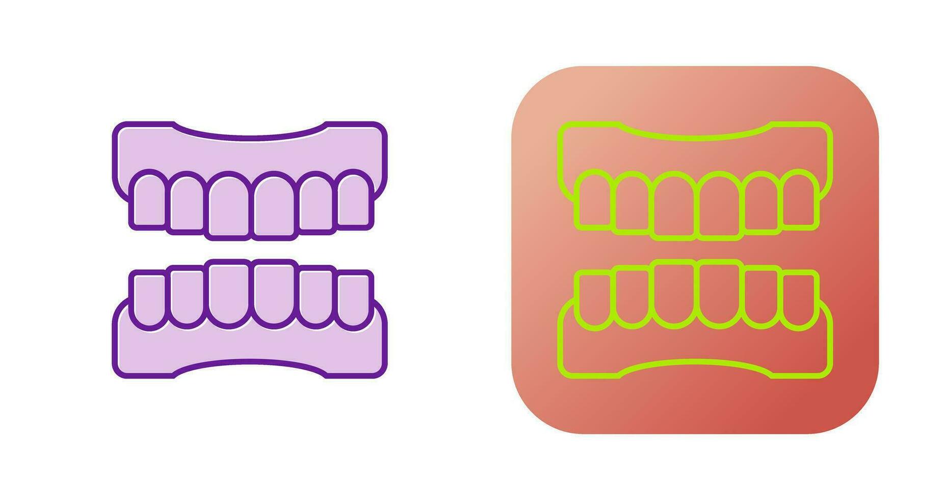 Denture Vector Icon