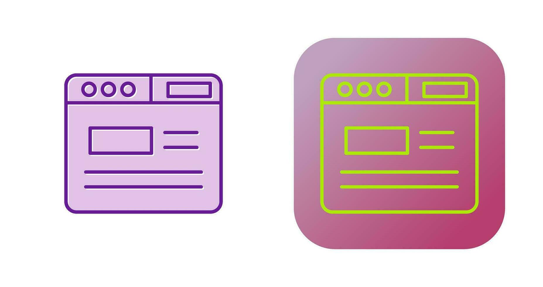 Webpage Vector Icon
