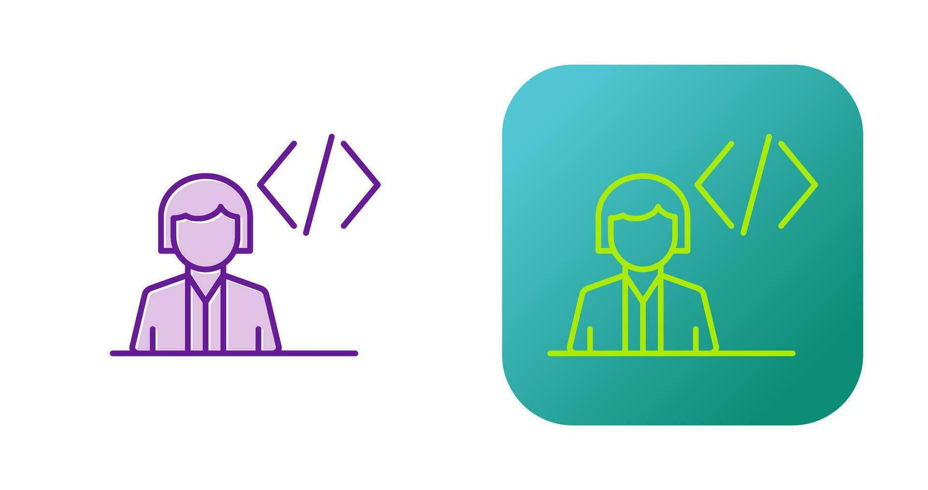 Programmer Vector Icon