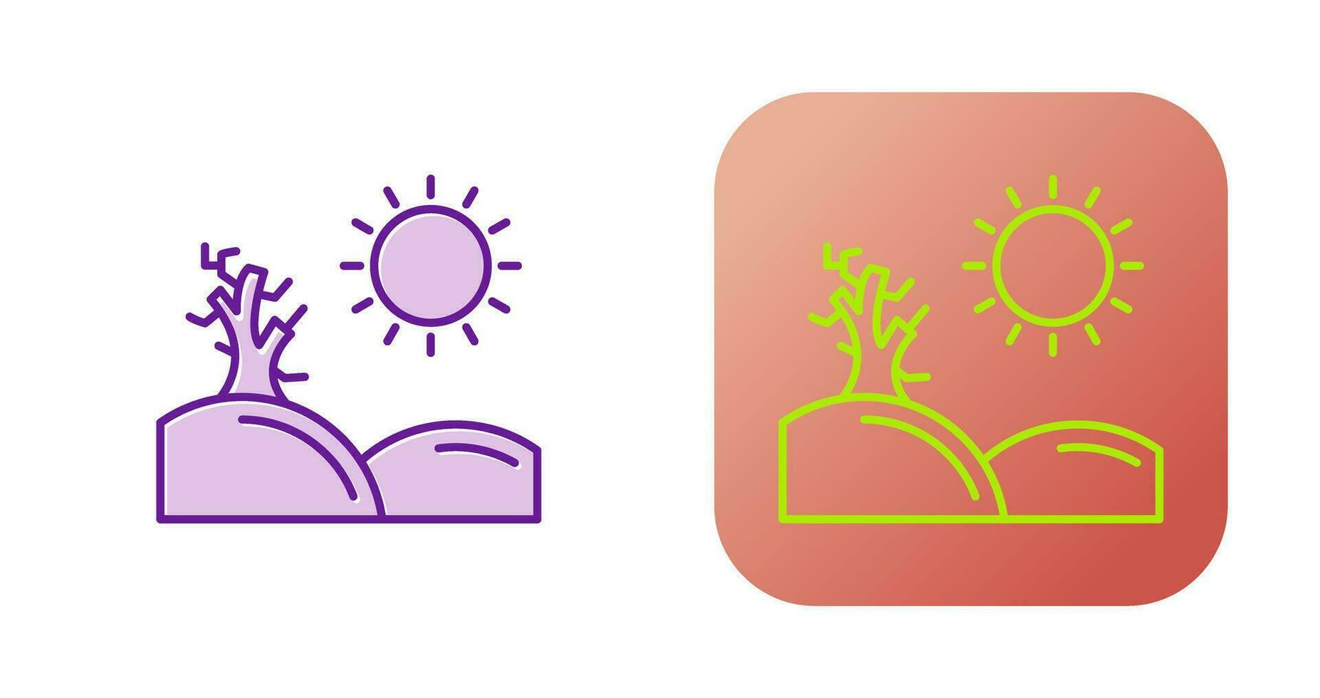 Desert Vector Icon