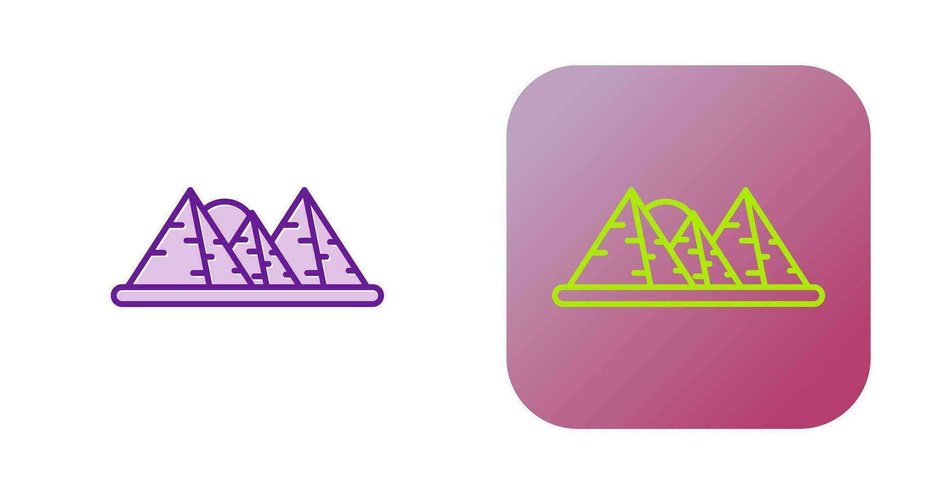 Pyramid Vector Icon