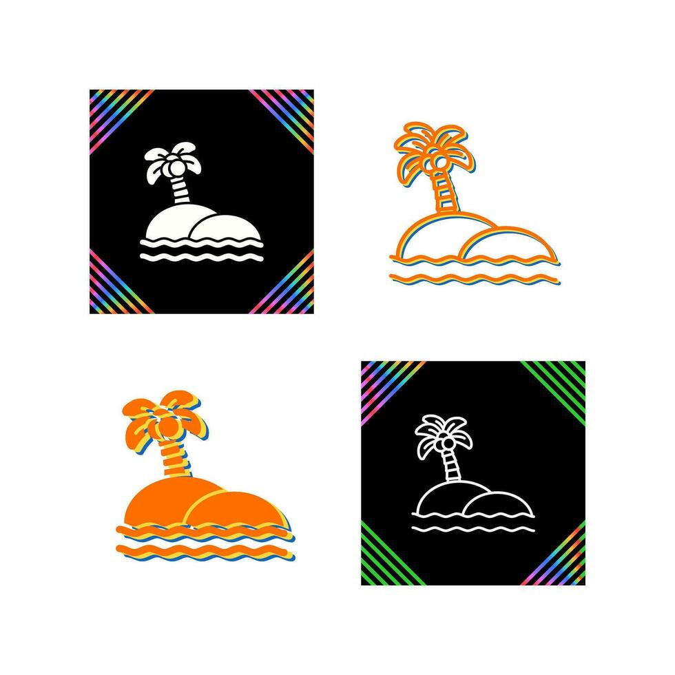 Island Vector Icon