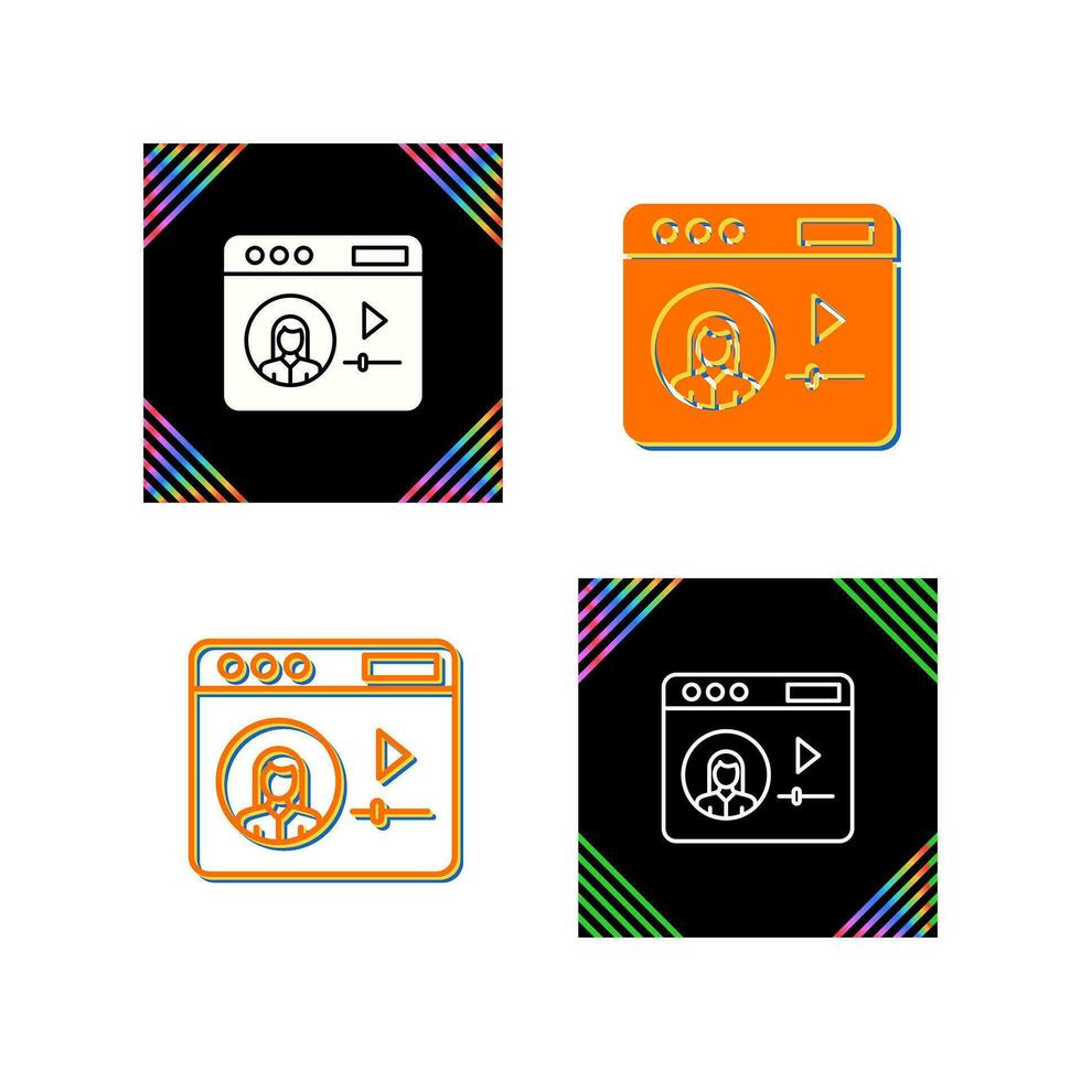 Video Tutorial Vector Icon