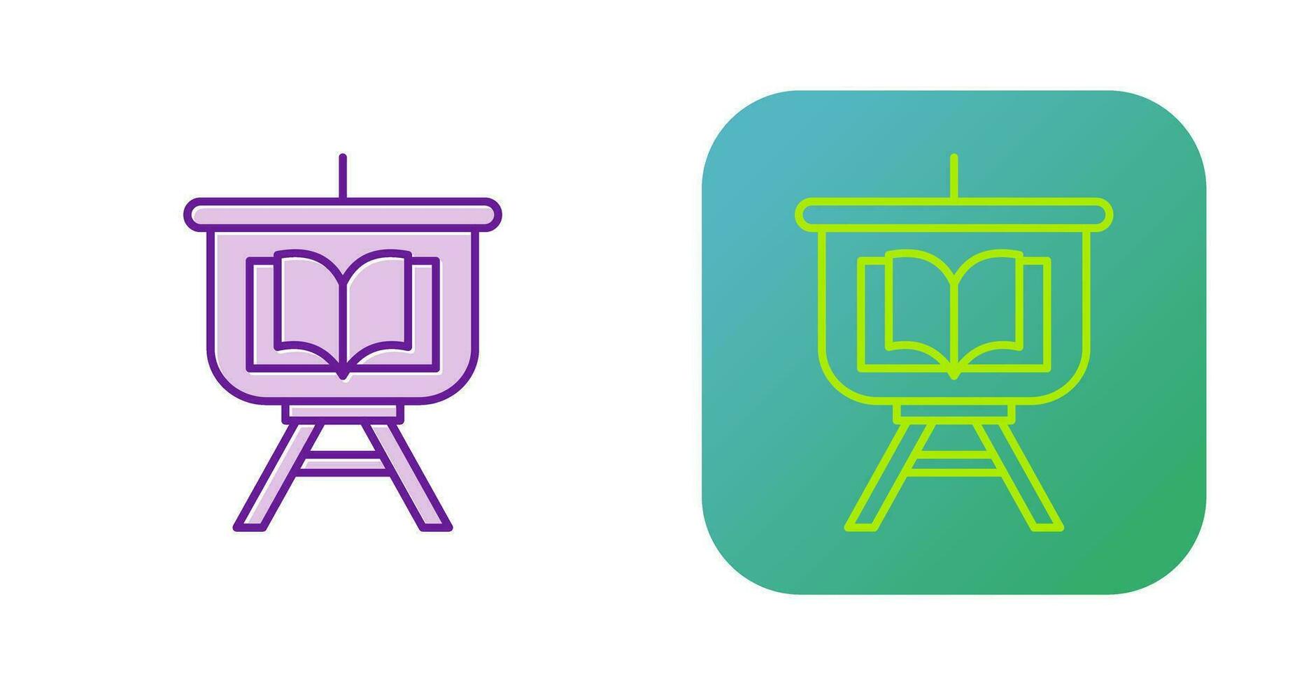 Education Presentation Vector Icon