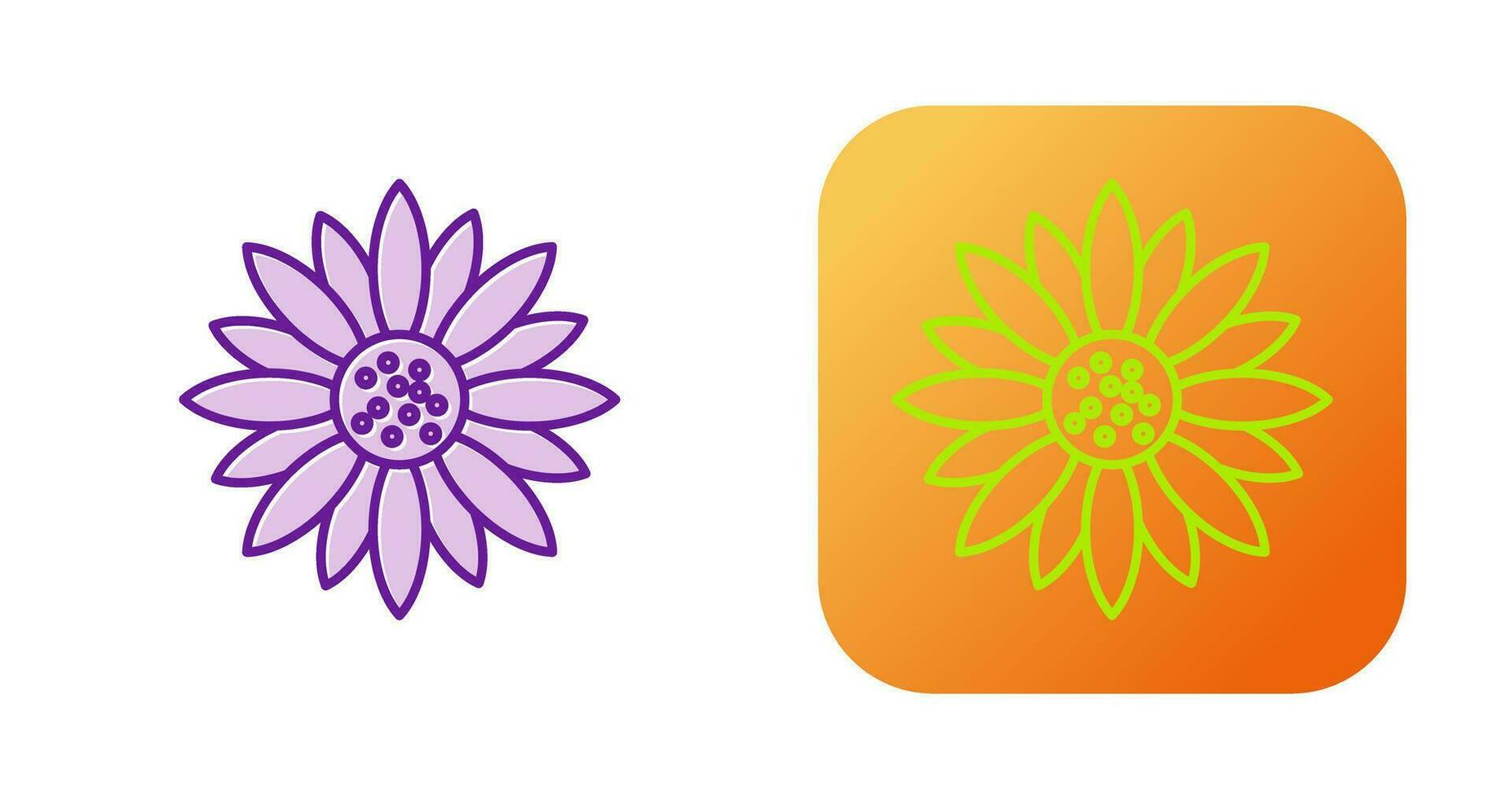 Sunflower Vector Icon