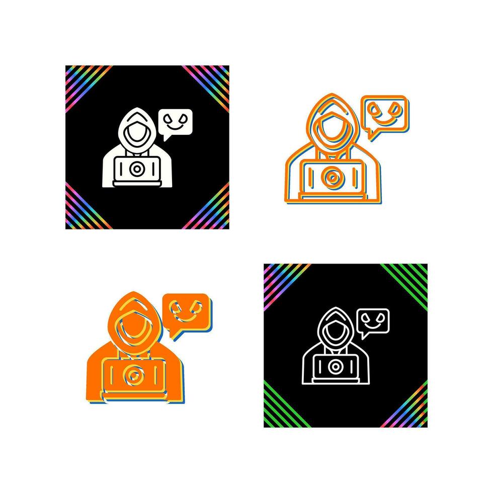 Cyber Attack Vector Icon
