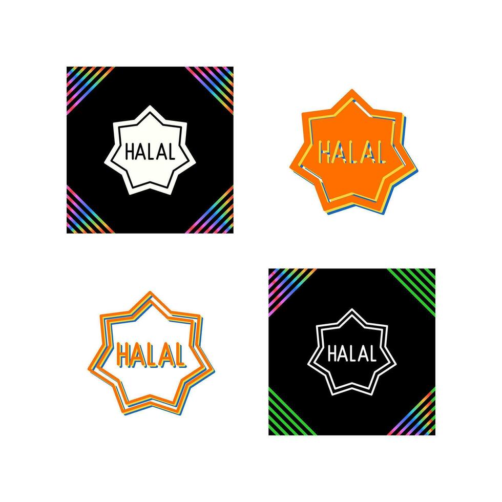 Halal Vector Icon