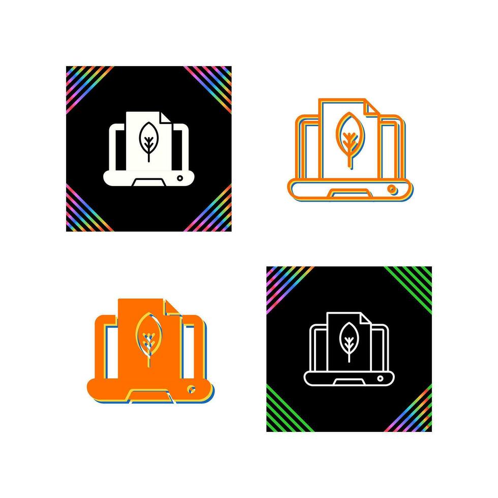Organic Content Vector Icon