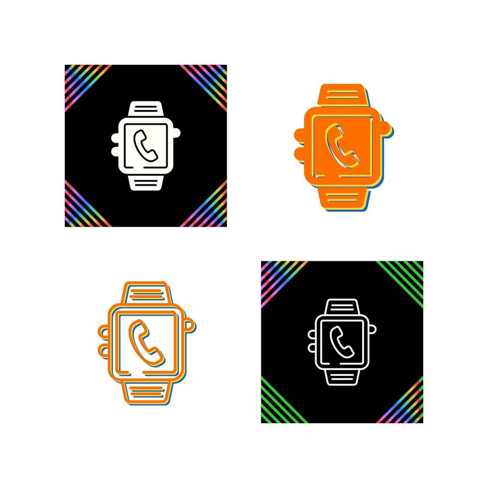 Watch Call Vector Icon