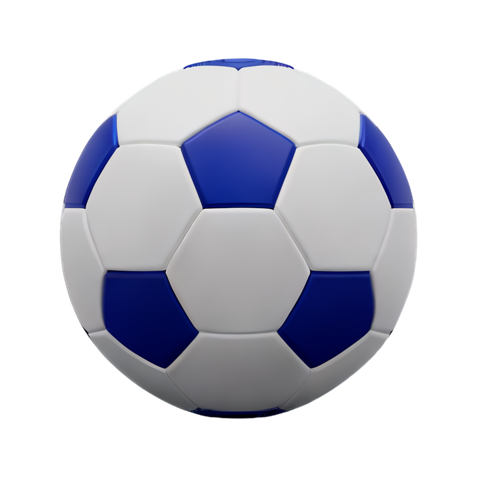 soccer ball 3d rendering icon illustration png