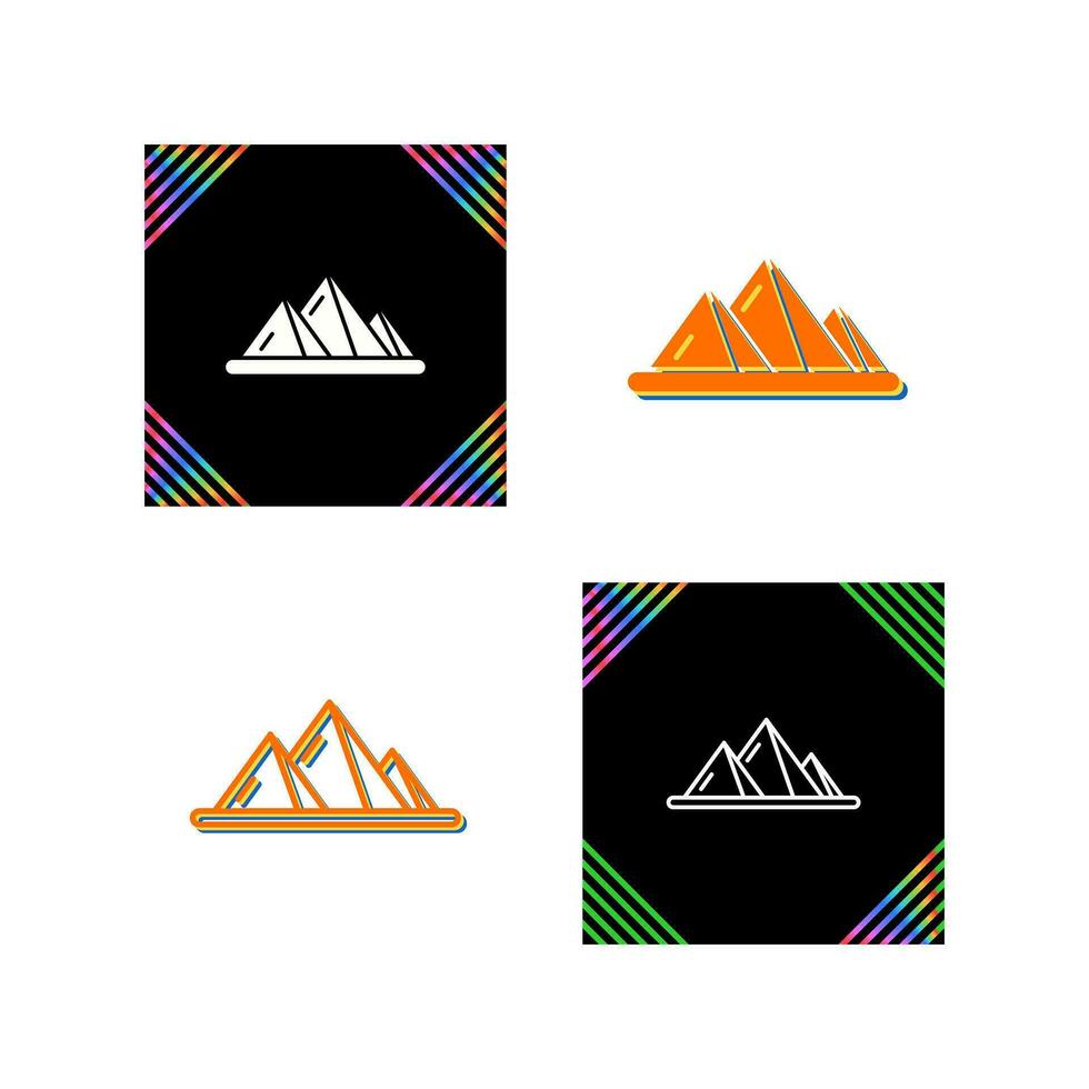 Pyramid Vector Icon