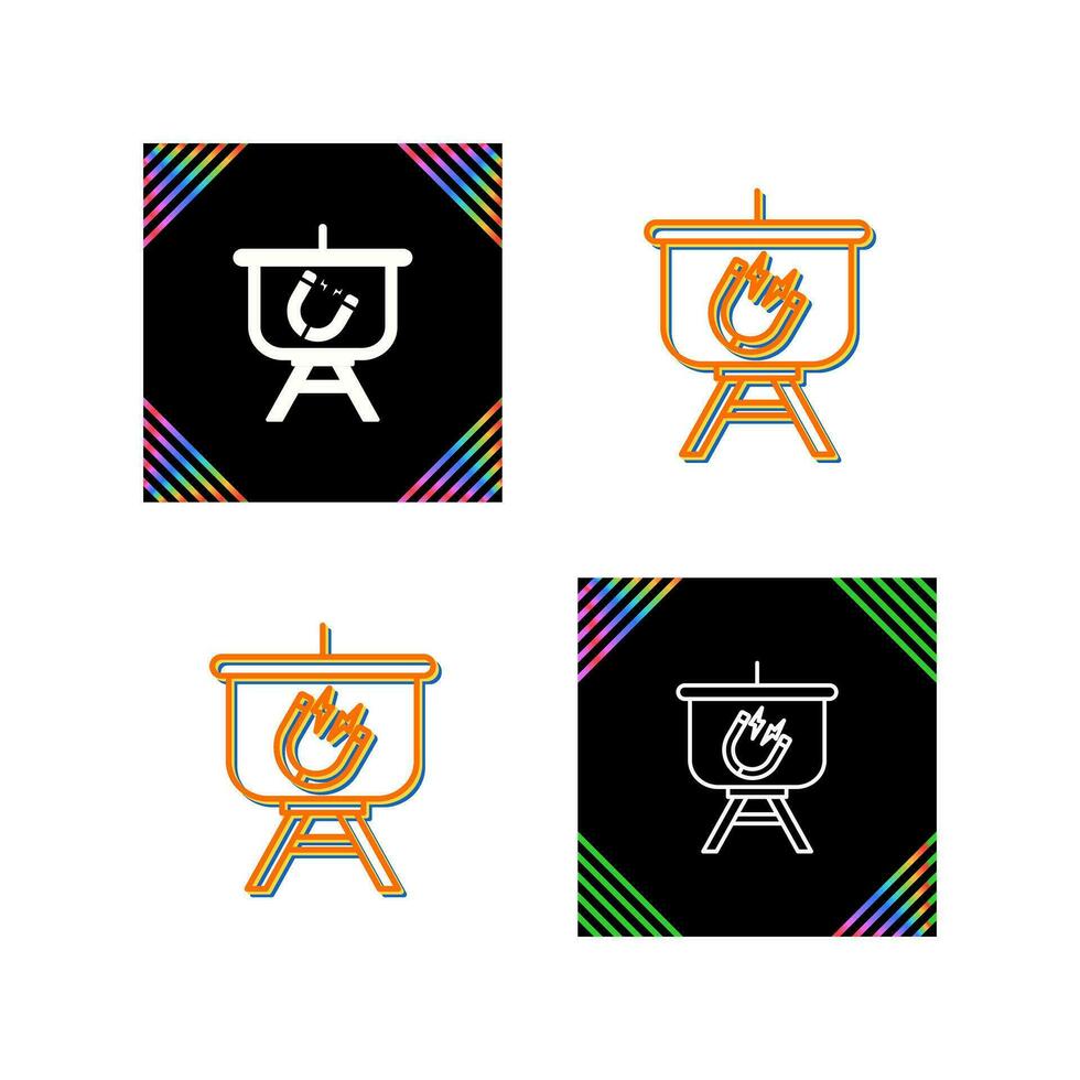 Magnet Presentation Vector Icon