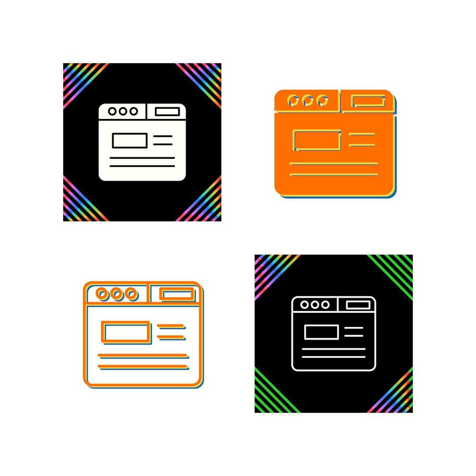 Webpage Vector Icon