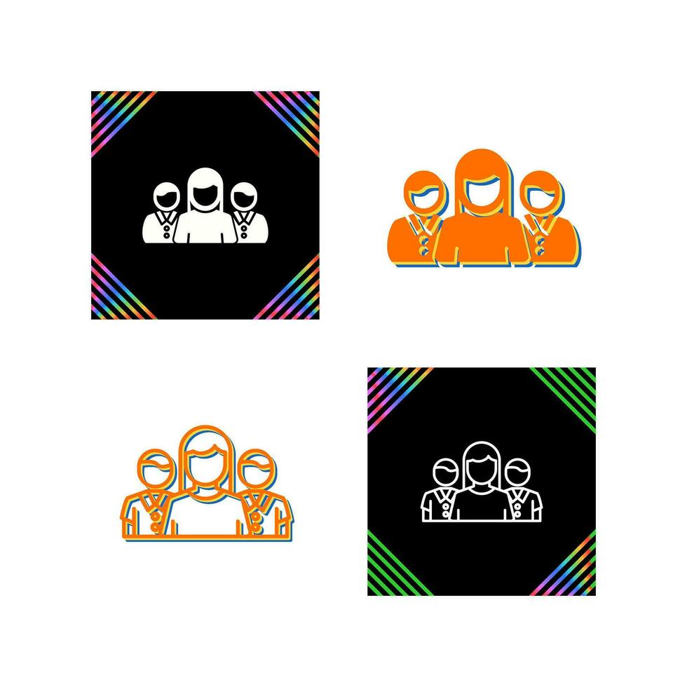 Team Leader Vector Icon
