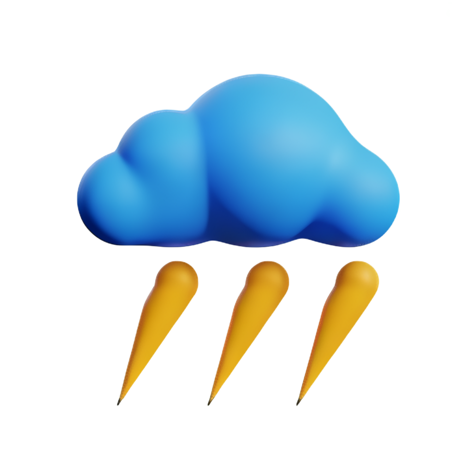 weather 3d rendering icon illustration png