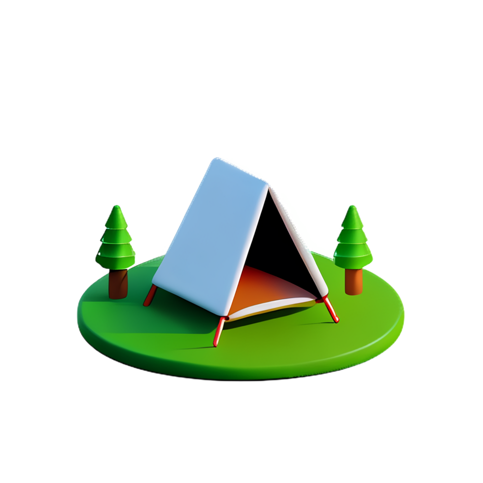 chart 3d rendering icon illustration png
