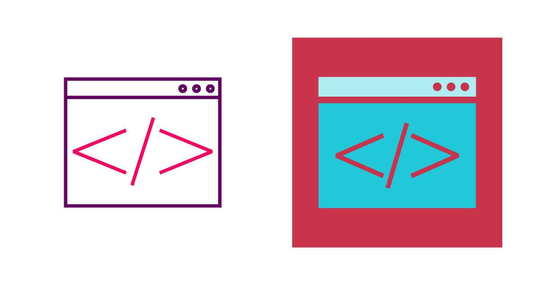 Html Coding Vector Icon