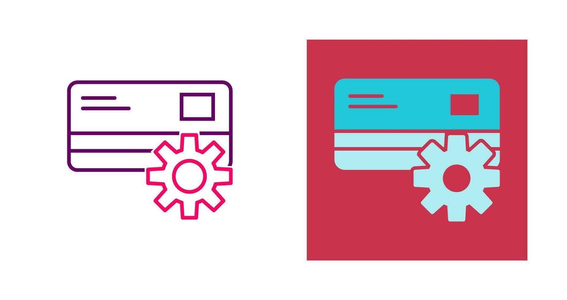 Payment Setting Vector Icon