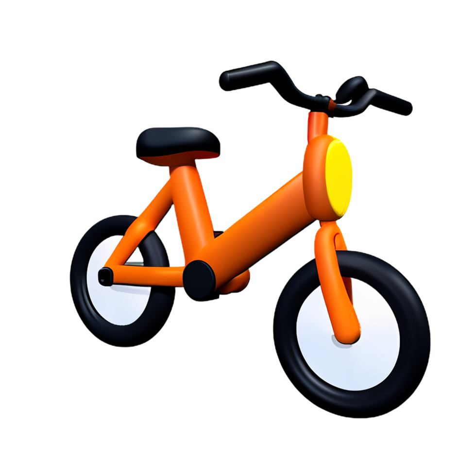 bike 3d rendering icon illustration png