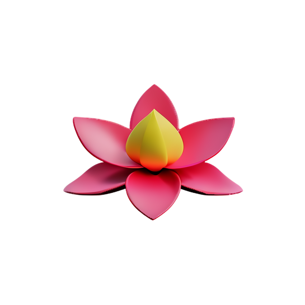 Lotus 3d Rendern Symbol Illustration png