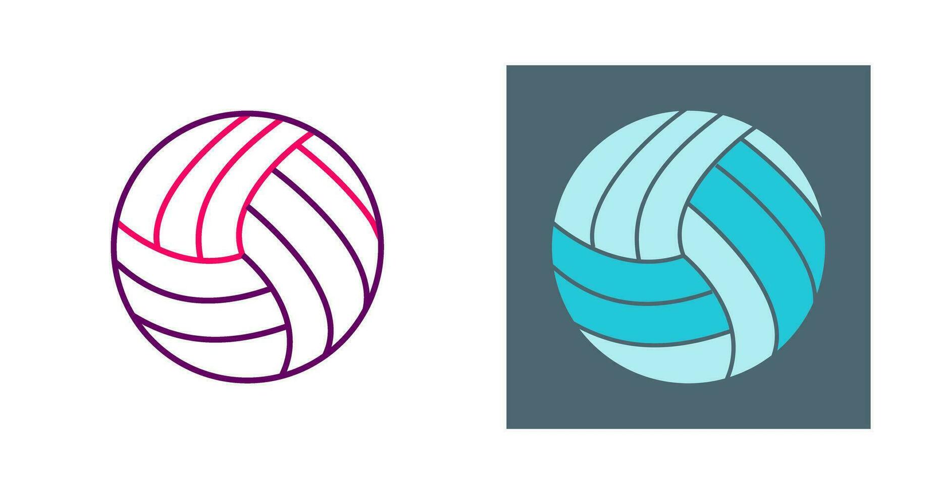 icono de vector de pelota de voleibol