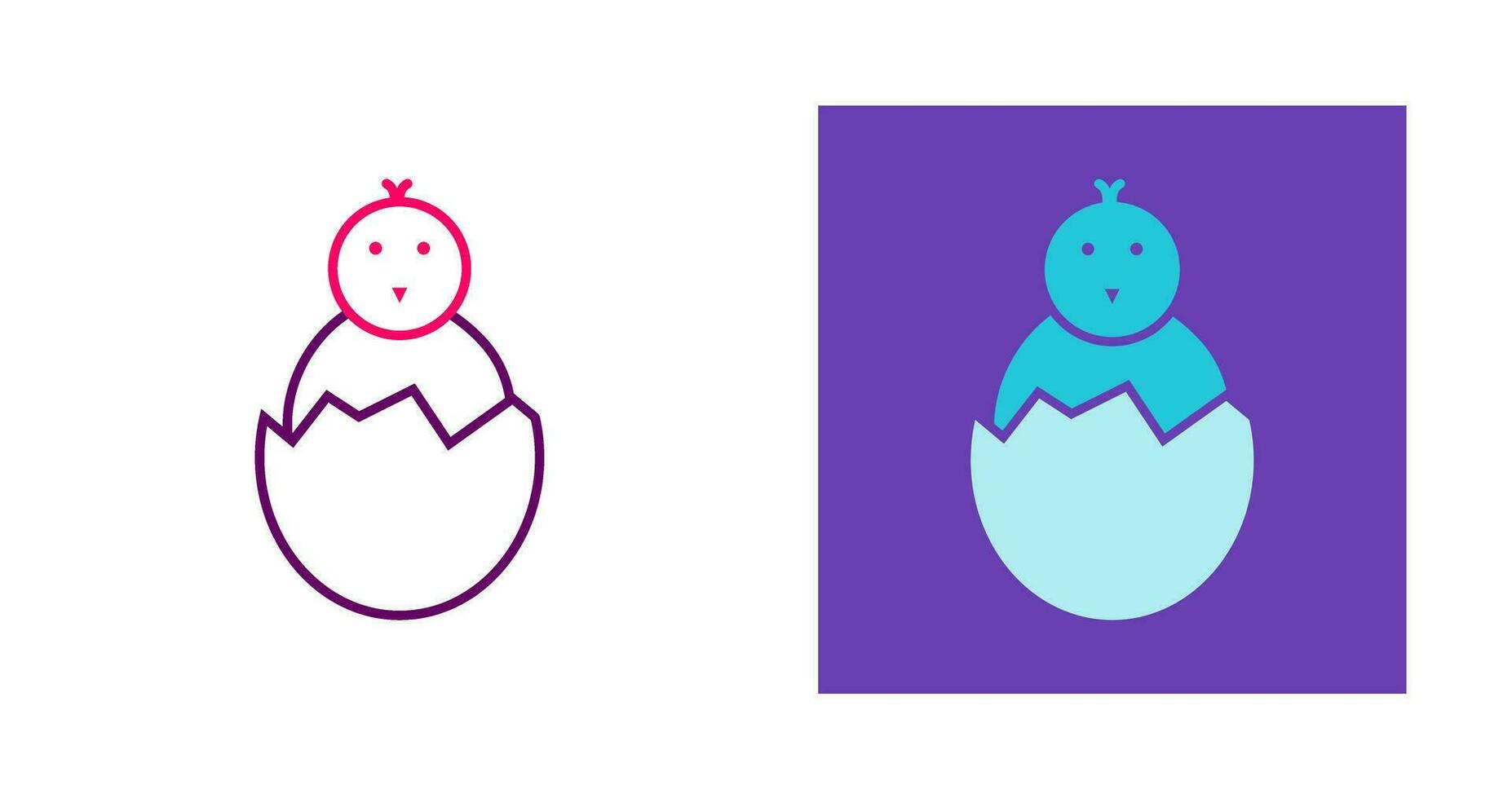 Hatched Egg Vector Icon