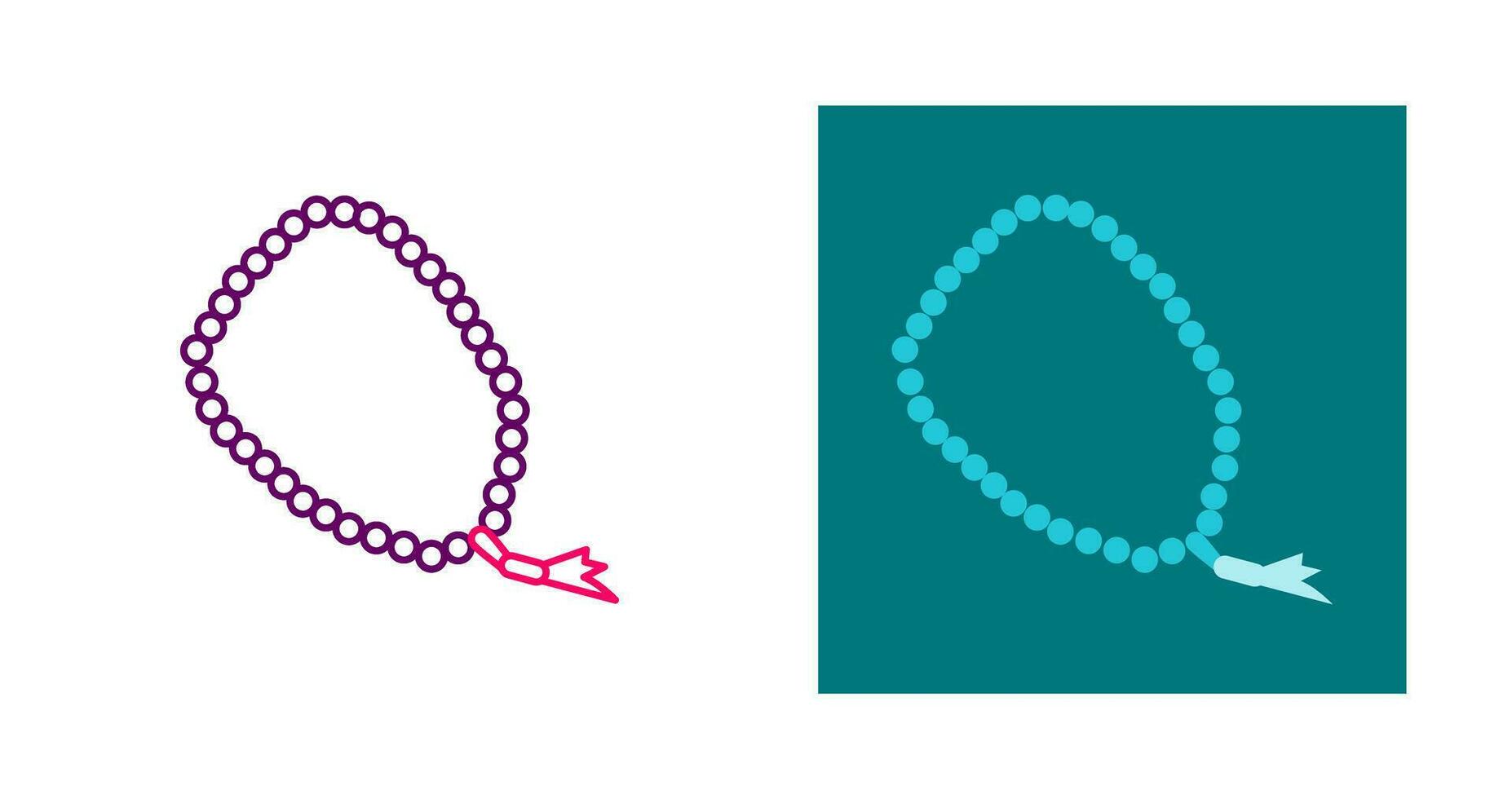 Prayer Beads Vector Icon