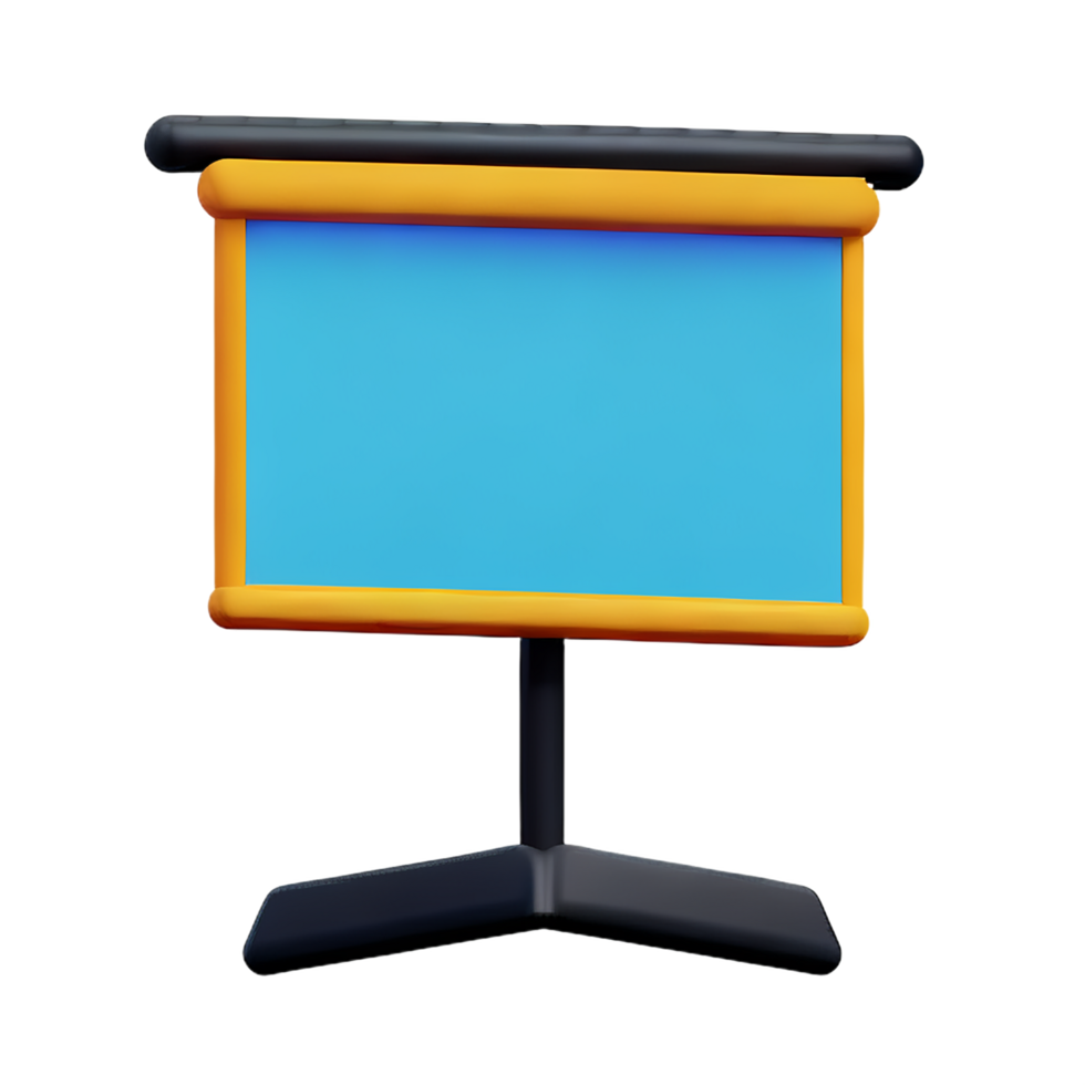 board 3d rendering icon illustration png