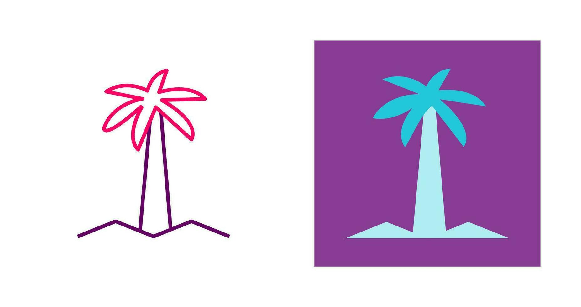 Coconut Tree Vector Icon