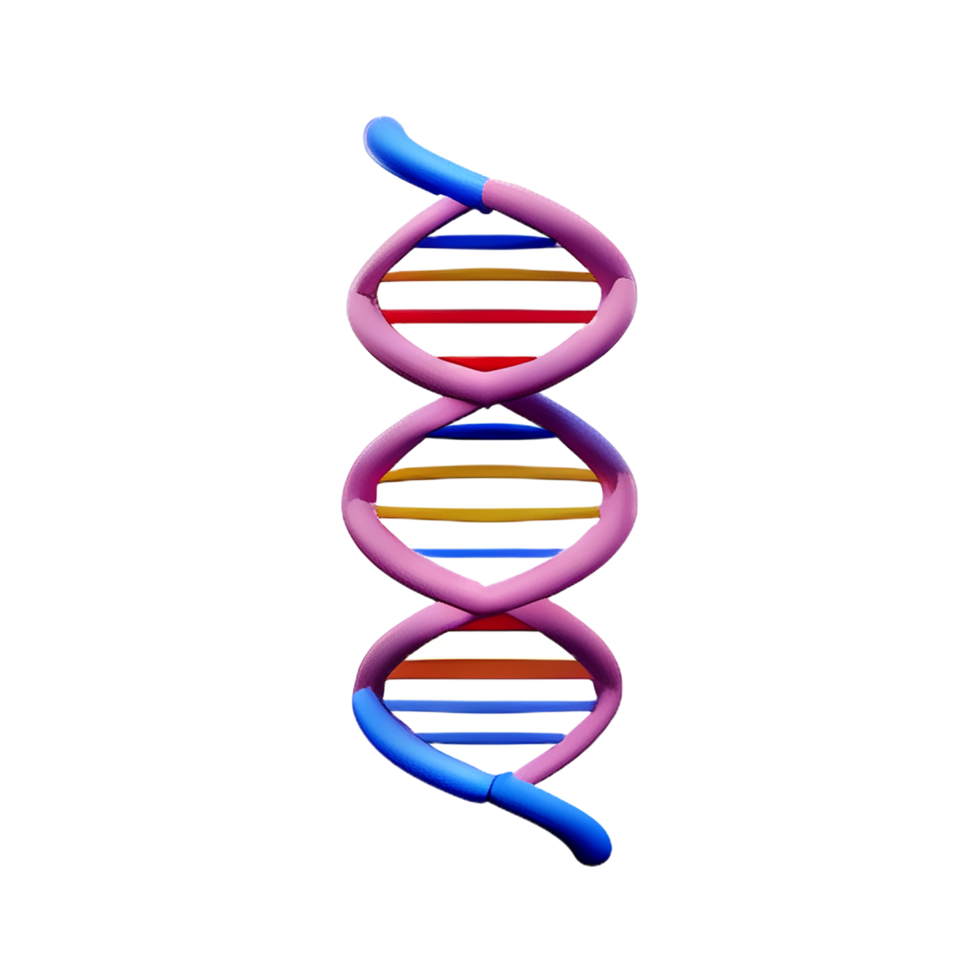 DNA 3d Rendern Symbol Illustration png