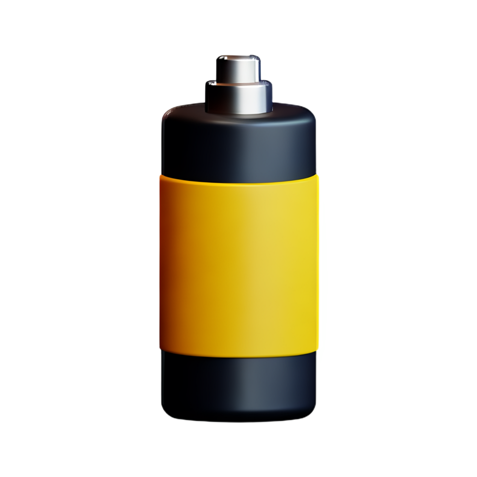 battery 3d rendering icon illustration png