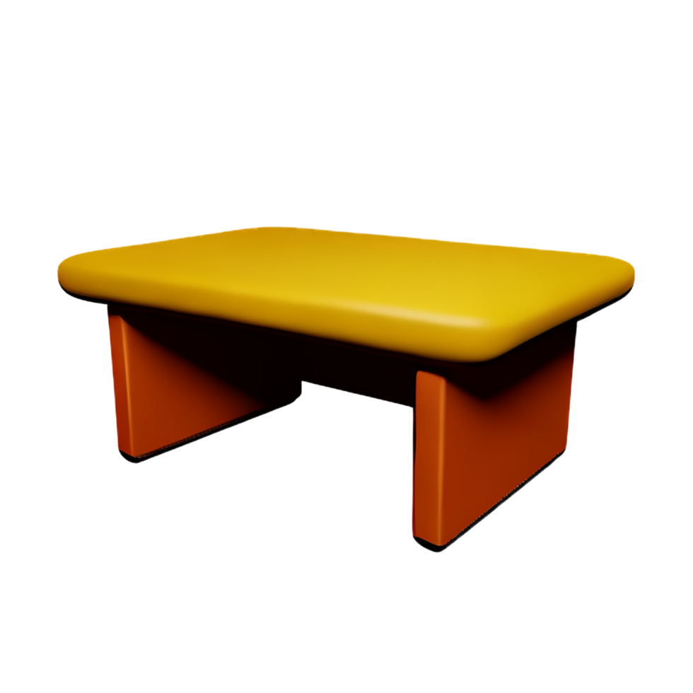 mesa 3d ícone ilustração png