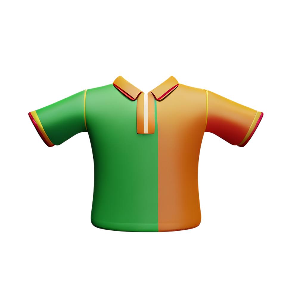 polo shirt 3d rendering icon illustration png