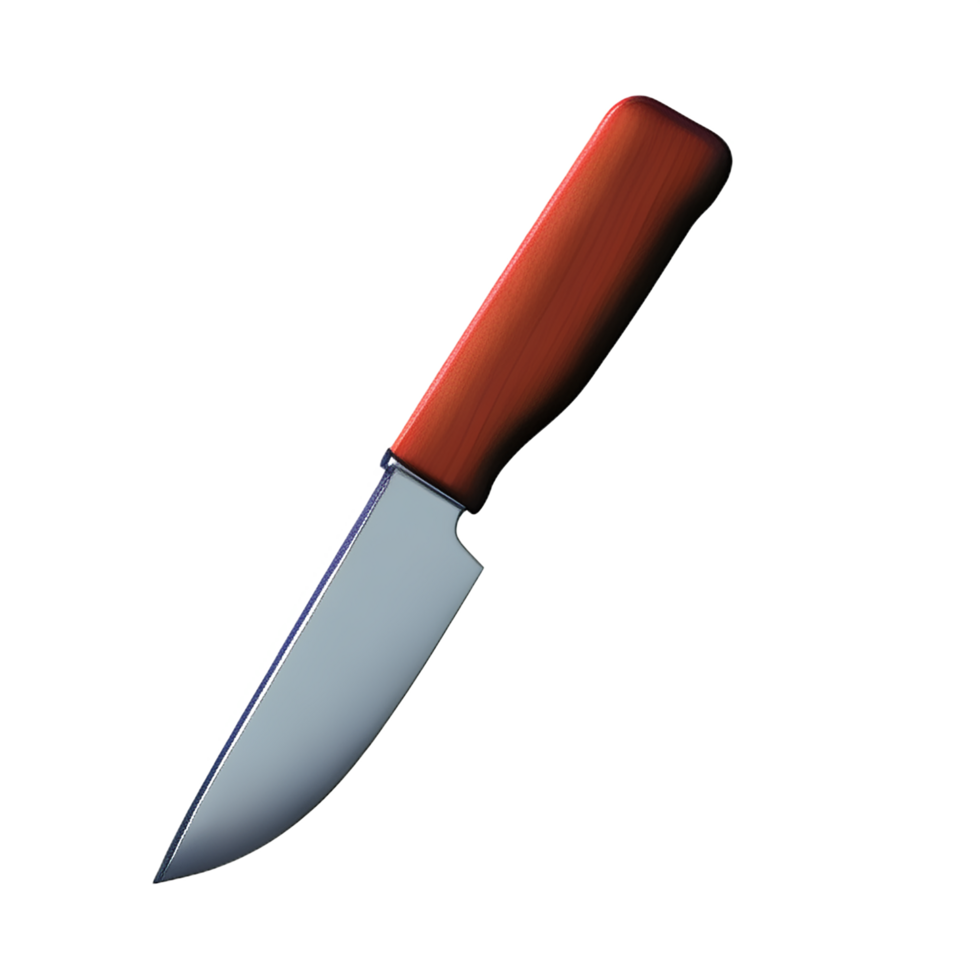 knife 3d rendering icon illustration png