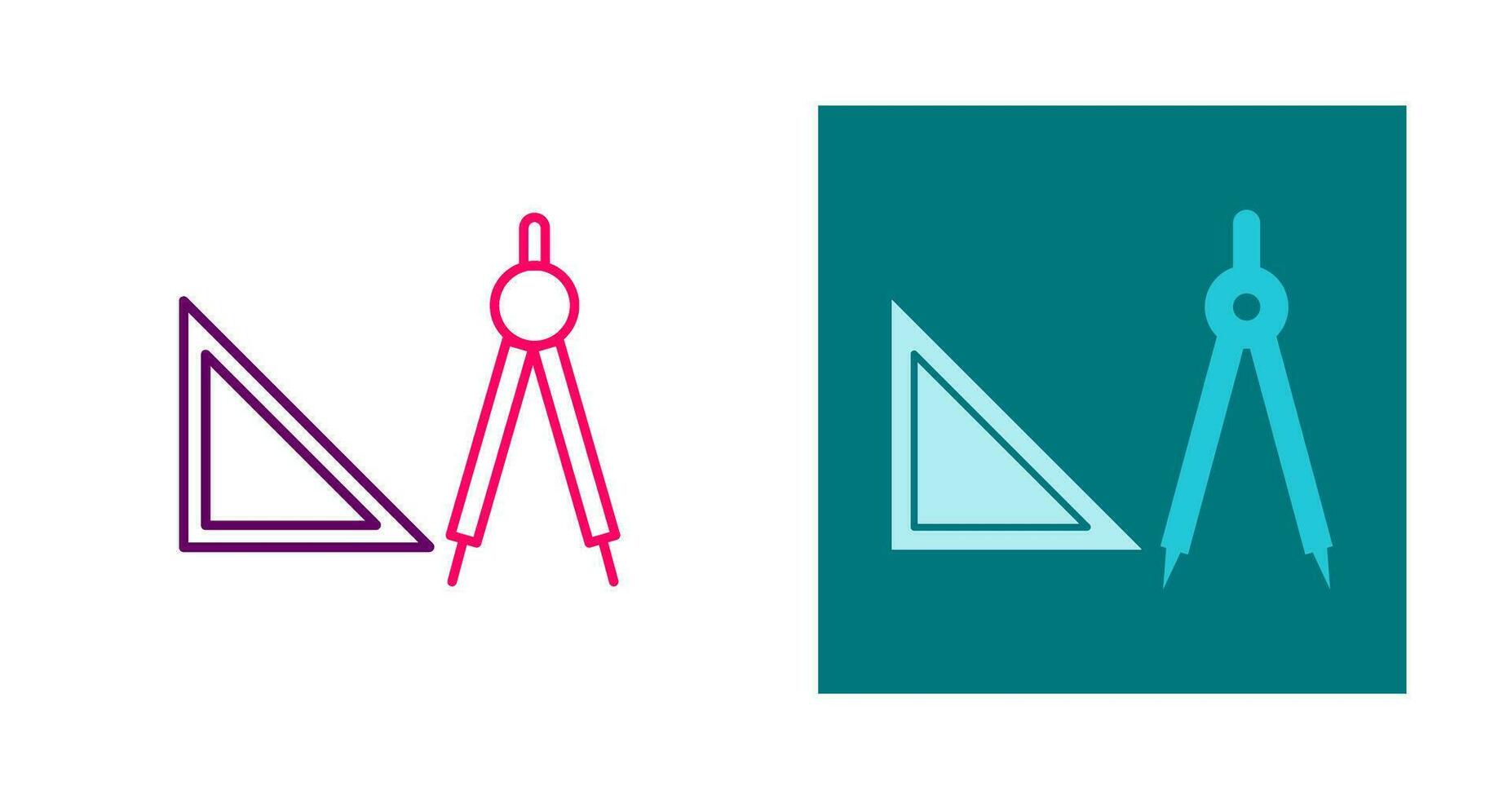 Geometry Tools Vector Icon