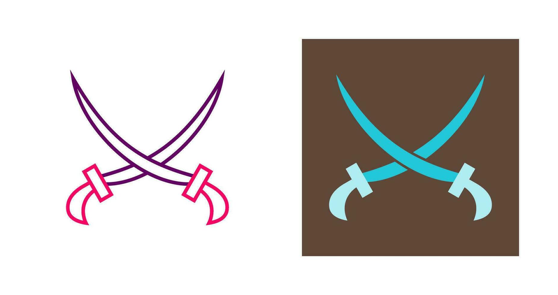 Two Swords Vector Icon