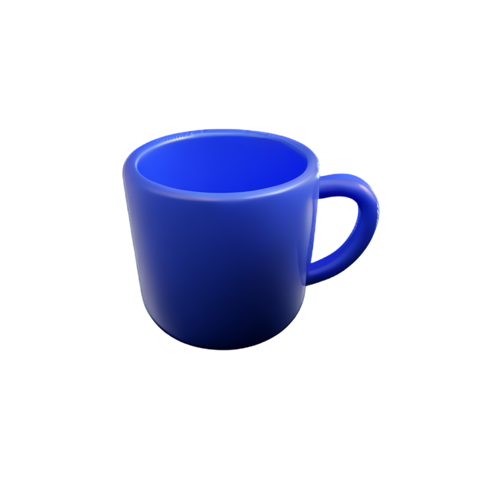 mug 3d rendering icon illustration png