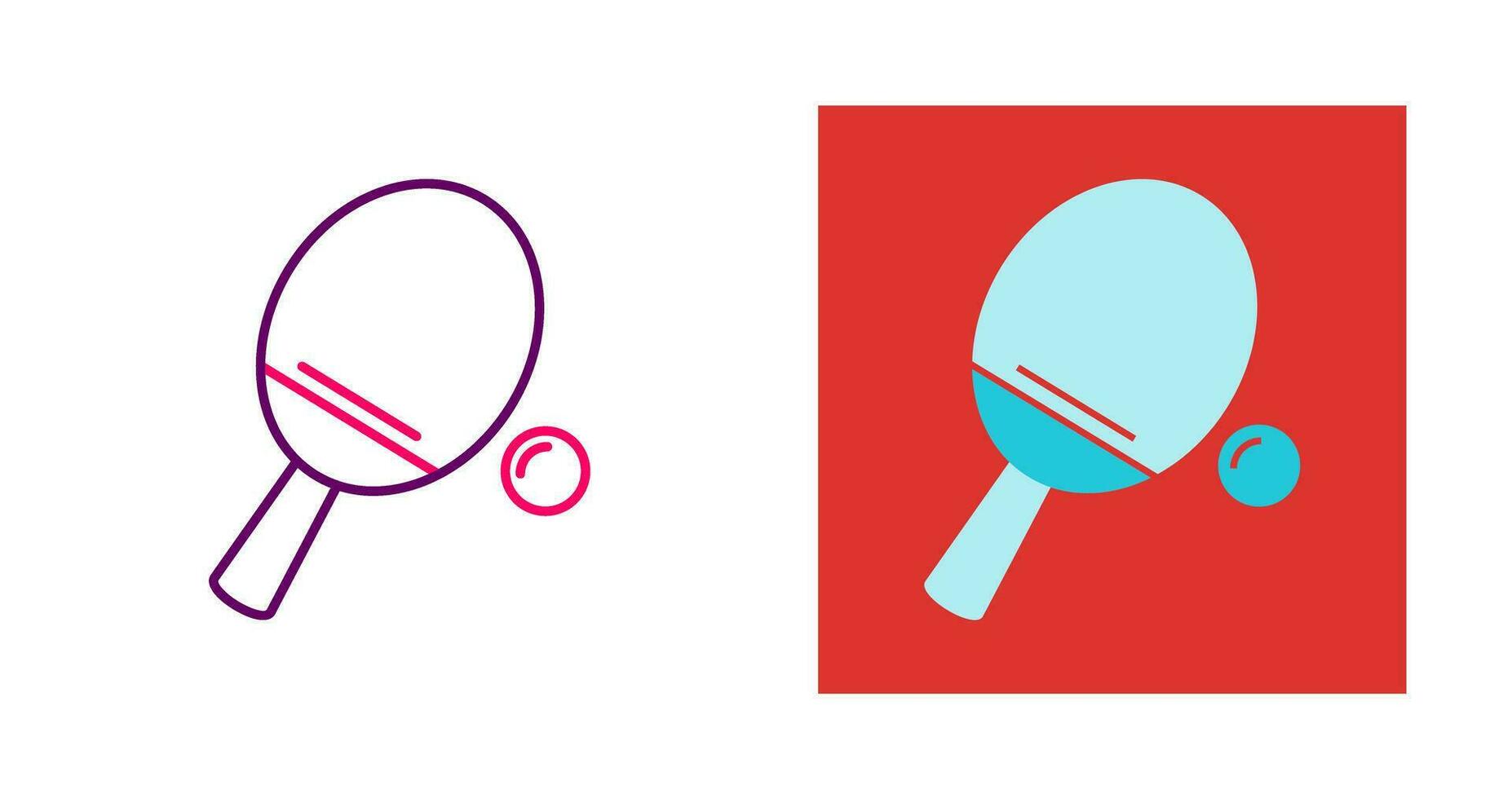 Table Tennis Vector Icon