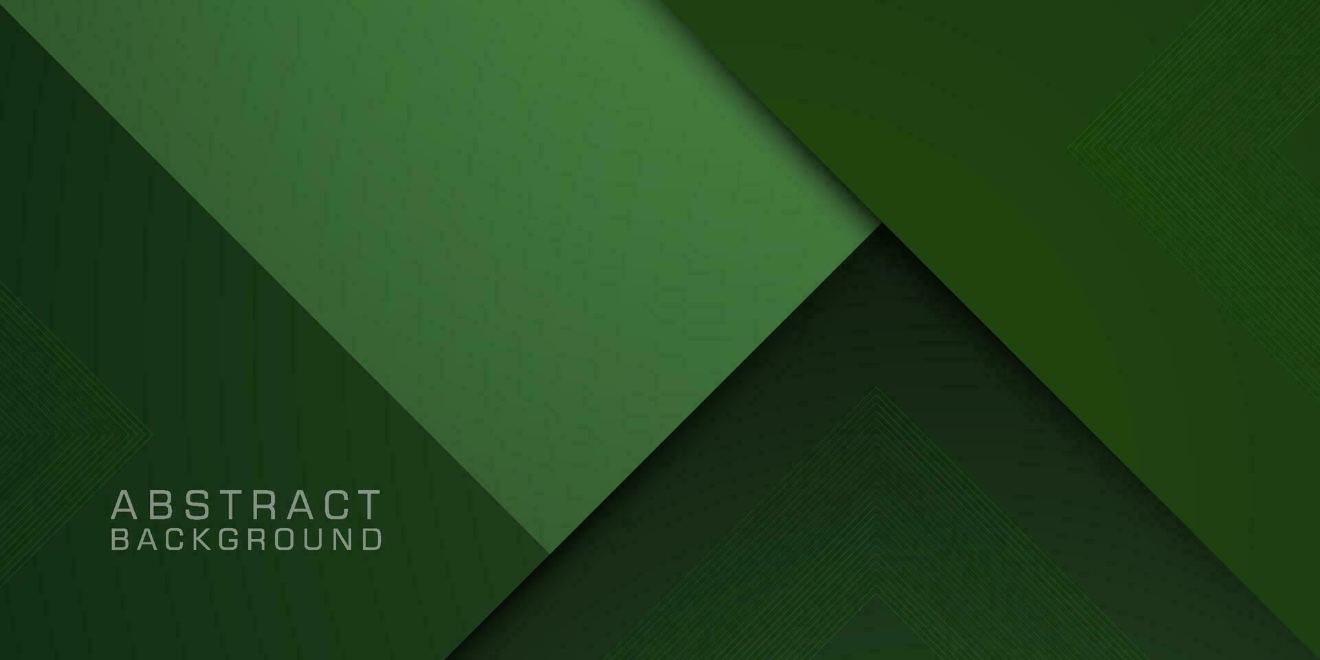 Abstract green background with square overlap shapes. Colorful green design. Simple and modern concept. Eps10 vector